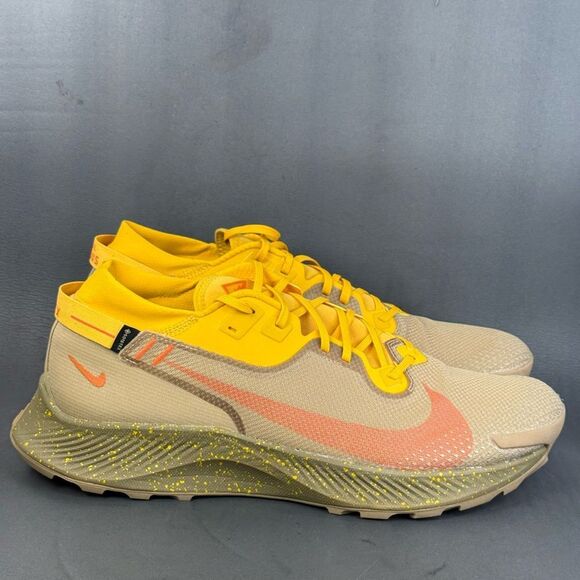 Nike Pegasus Trail 2 Gore-Tex Dark Sulfur Orange athletic sneaker shoe men’s 15 - Picture 1 of 8